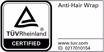 TUV Rheinland Anti-Hair Wrap Certified
