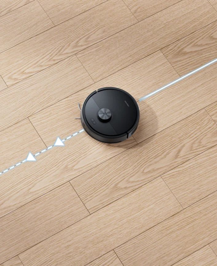 Cleans Along Floor Direction